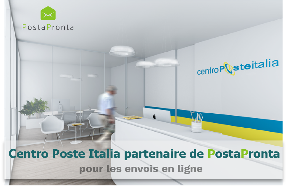 Centro Poste Italia partenaire de PostaPronta pour les envois en ligne !